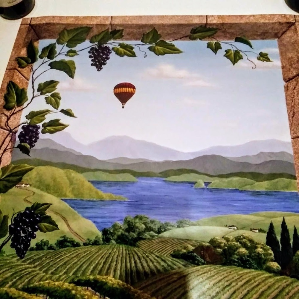 Dina Farris Signed Litho of Wine Country - Picture 3 of 5